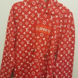 Louis Vuitton X Supreme Hoodie (Never Worn)